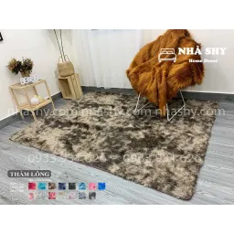 Thảm Lông Trải Sàn Trang Trí Nhà Cửa - Phòng Khách - Phòng Ngủ Size 2mx1m6