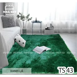 Thảm Lông Trải Sàn Trang Trí Nhà Cửa - Phòng Khách - Phòng Ngủ Size 2mx1m6