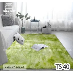 Thảm Lông Trải Sàn Trang Trí Nhà Cửa - Phòng Khách - Phòng Ngủ Size 2mx1m6