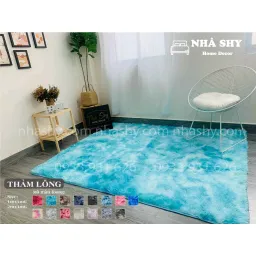 Thảm Lông Trải Sàn Trang Trí Nhà Cửa - Phòng Khách - Phòng Ngủ Size 2mx1m6