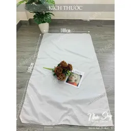 Vải Nền Trắng - Phông Nền Chụp Ảnh - Khổ 1m6