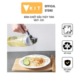 Bình Chiết Dầu Thủy Tinh Tiện Lợi, An Toàn Cho Sức Khỏe Vkit C01