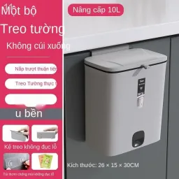 Thùng Rác Treo Tủ Bếp Có Ngăn Để Túi Rác Mẫu Mới 2024 VIKIT R03