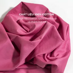 Vỏ Gối Ôm Dây Rút Gòn Bedding Cotton 100% Hàn Quốc Màu Trơn 35x100 - 37x105 cm