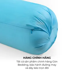 Vỏ Gối Ôm Khóa Kéo Gòn Bedding Cotton 100% Hàn Quốc Màu Trơn 35x100 cm - 37x105 cm