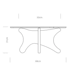 Bàn Cafe Z Table Gỗ Teak, Gỗ Sồi Nhiều Màu