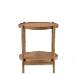 Bàn Trà 2 Tầng B Table Gỗ Teak, Gỗ Óc Chó Nhiều Màu