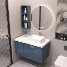 Bộ Tủ Lavabo PVC MF12-90 Nhiều Màu