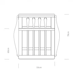 Ghế Sofa Đơn Plank GE 282 SINGLE Gỗ Teak Nhiều Màu