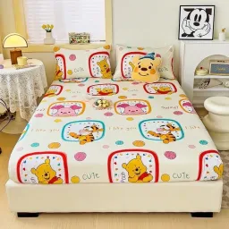 Bộ Ga Gối 3 Món Emmibedding - Drap Ga Trải Giường Bọc Đệm Poly Cotton Nhiều Họa Tiết