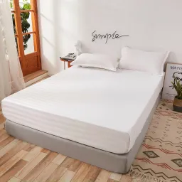 Bộ Ga Gối Cotton Kẻ 3F Chuyên Dùng Khách Sạn, Homestay, Nhà Nghỉ, Decor Phòng Ngủ