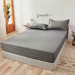 Bộ Ga Gối Cotton Kẻ 3F Chuyên Dùng Khách Sạn, Homestay, Nhà Nghỉ, Decor Phòng Ngủ