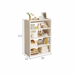 Kệ Sách Đa Năng Nhiều Tầng Chất Liệu Gỗ MDF Màu Full Trắng GA30