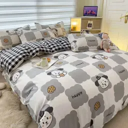 [BST 17] Bộ Chăn Ga Gối Cotton Poly Emmibedding Phong Cách Hàn Quốc Drap Giường Cotton Hot Trend - Không Kèm Ruột