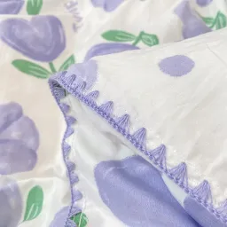 Bộ Chăn Hè Cotton Đũi Bông Đậu 5 Món Cao Cấp TOPAZ Nhập Khẩu - Chăn Mền Mùa Hè Chất Liệu Cotton Siêu Mềm, Siêu Mát