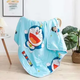 Chăn Hè Cho Bé Chất Liệu COTTON Chính Hãng TOPAZ - Chăn Cotton Đũi Hè Họa Tiết Cute, Siêu Mềm, Siêu Mát Cho Bé