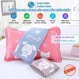 Gối Bông Cho Bé 100% Cotton Chính Hãng TOPAZ Kích Cỡ 30 x 50 Siêu Đáng Yêu Mềm Mịn Êm Ái Dành Cho Bé Yêu