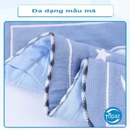 Gối Bông Cho Bé 100% Cotton Chính Hãng TOPAZ Kích Cỡ 30 x 50 Siêu Đáng Yêu Mềm Mịn Êm Ái Dành Cho Bé Yêu