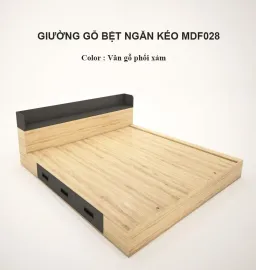 [FREESHIP HCM] Giường Gỗ Mdf Kiểu Nhật Ngăn Kéo Tatana MDF028 - Có Thiết Kế Theo Yêu Cầu Khách Hàng