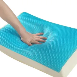 Gối Gel Lạnh TOPAZ - Ruột Gối Ngủ Memory Foam Điều Hòa Tráng Gel Lạnh - GốI Nằm Cao Su Non Người Lớn 40cm x 60cm x 10cm