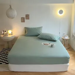 Bộ Ga Giường, Ga Gối TC Dùng Cho Homestay, Nhà Nghỉ Và Decor Phòng Ngủ EmmiBedding Gồm 1 Ga Và 2 Áo Gối Nằm