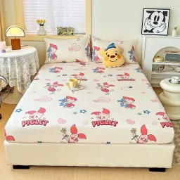 Bộ Ga Gối Cotton 3D Emmibedding Hàng Đẹp Họa Tiết Cực Xinh Cho Bé, Drap Ga Bọc Giường Đủ Size Kích Thước