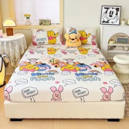 Bộ Ga Gối Cotton 3D Emmibedding Hàng Đẹp Họa Tiết Cực Xinh Cho Bé, Drap Ga Bọc Giường Đủ Size Kích Thước