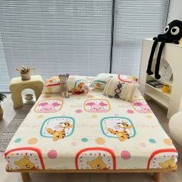 Bộ Ga Gối Cotton 3D Emmibedding Hàng Đẹp Họa Tiết Cực Xinh Cho Bé, Drap Ga Bọc Giường Đủ Size Kích Thước