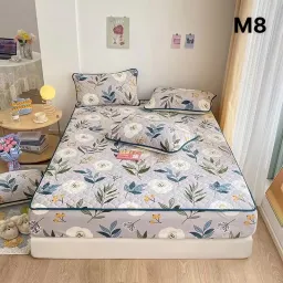 Bộ Ga Gối EMMIBEDDING STORE Nỉ 5D Mix Hoạ Tiết Siêu Ấm, Siêu Êm