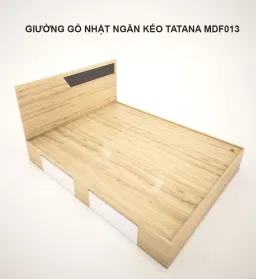 [FREESHIP HCM] Giường Gỗ MDF Kiểu Nhật Ngăn Kéo Tatana MDF013 - Có Thiết Kế Theo Yêu Cầu Khách Hàng