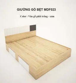 [FREESHIP HCM] Giường Gỗ MDF Kiểu Nhật Ngăn Kéo Tatana MDF023 - Có Thiết Kế Theo Yêu Cầu Khách Hàng