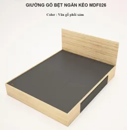 [FREESHIP HCM] Giường Gỗ MDF Kiểu Nhật Ngăn Kéo Tatana MDF026 - Có Thiết Kế Theo Yêu Cầu Khách Hàng