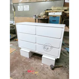 Cabinet - Tủ Console Decor / Tủ Đồ 6 Ngăn Gỗ Hiện Đại Dài 1m2 x Sâu 40cm x Cao 80cm