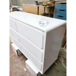 Cabinet - Tủ Console Decor / Tủ Đồ 6 Ngăn Gỗ Hiện Đại Dài 1m2 x Sâu 40cm x Cao 80cm