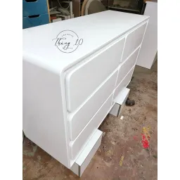 Cabinet - Tủ Console Decor / Tủ Đồ 6 Ngăn Gỗ Hiện Đại Dài 1m2 x Sâu 40cm x Cao 80cm