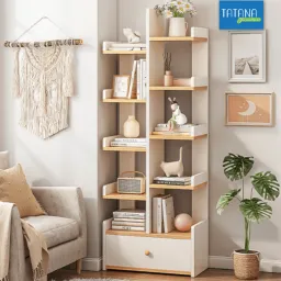 [FREESHIP HCM] Kệ Sách Gỗ MDF Nhiều Tầng Tatana KS006 - Có Thiết Kế Theo Yêu Cầu Khách Hàng