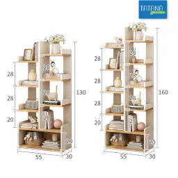 [FREESHIP HCM] Kệ Sách Gỗ MDF Nhiều Tầng Tatana KS006 - Có Thiết Kế Theo Yêu Cầu Khách Hàng