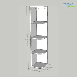 [FREESHIP HCM] Kệ Sách Gỗ MDF Tatana KS012 - Có Thiết Kế Theo Yêu Cầu Khách Hàng