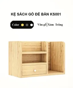 [FREESHIP] Kệ Sách Để Bàn Gỗ MDF Tatana KS001 - Có Thiết Kế Theo Yêu Cầu Khách Hàng