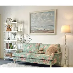 Sofa Tay Lượn Vintage Lưng Kép Dài 1m8