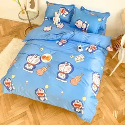 Chăn Ga Gối Emmibedding Chất Liệu Cotton Poly Họa Tiết Xinh Xắn Đáng Yêu Đủ Size Miễn Phí Bo Chun