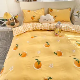 Chăn Ga Gối Emmibedding Chất Liệu Cotton Poly Họa Tiết Xinh Xắn Đáng Yêu Đủ Size Miễn Phí Bo Chun