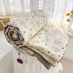 Chăn Hè Cotton Đũi Hàn Quốc EmmiBedding, Kích Thước 2mx2m3, Mềm Mát