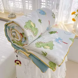 Chăn Hè Cotton Đũi Hàn Quốc EmmiBedding, Kích Thước 2mx2m3, Mềm Mát