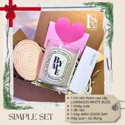 Set Quà Tặng 1 Nến Thơm BYME CANDLE - SIMPLE SET