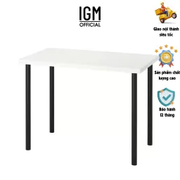 Bàn IKEA Không Hộc Tủ Chất Liệu Gỗ MDF Phủ Melamine Cao Cấp Phong Cách Hiện Đại