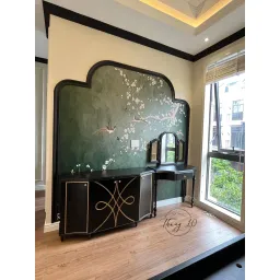 Thi Công Nội Thất Phòng Ngủ Phong Cách Đông Dương Indochine Theo Yêu Cầu - Thực Hiện Bởi Tiệm Decor Tháng 10