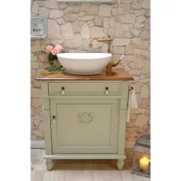 Tủ Lavabo Cổ Điển Chân Tiện Chạy Chỉ Hoa Văn