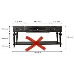 Tủ Tivi - Kệ Tủ Console Gỗ Chân Tiện Phong Cách Đông Dương Indochine