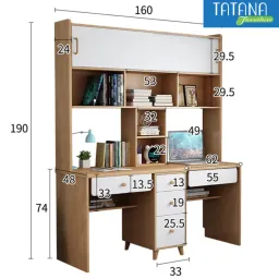 [FREESHIP HCM] Bàn Học, Bàn Làm Việc Gỗ MDF Chống Ẩm Tatana BH015 - Có Thiết Kế Theo Yêu Cầu